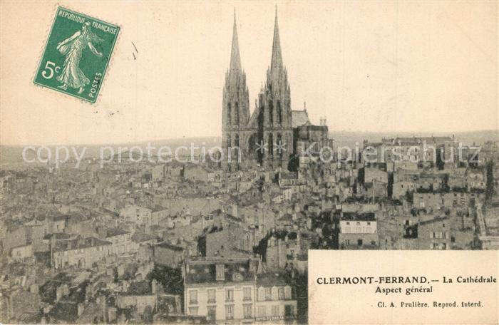 Clermont-Ferrand La Cathedrale Aspect general