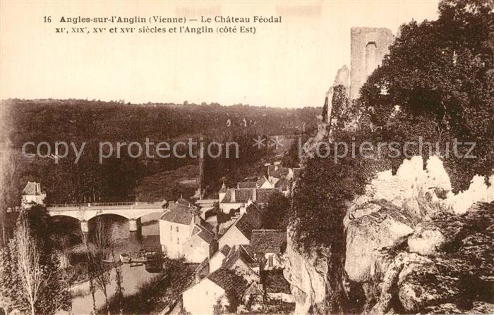 Angles-sur-l Anglin Le Chateau Feodal et l'Angelin