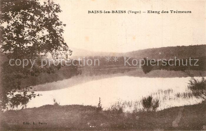 Bains-les-Bains Etang des Tremeurs