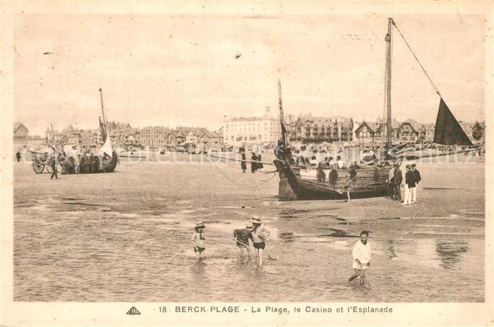 Berck-Plage La Plage le Casino et l'Esplanade