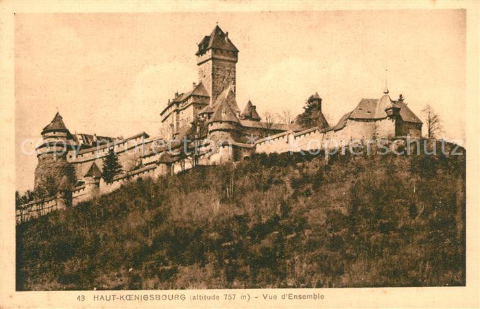 Haut-Koenigsbourg Hohkoenigsburg Vue d Ensemble