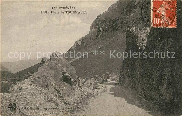 Les Pyrenees Region Route du Tourmalet