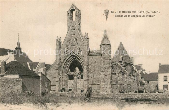 Le Bourg-de-Batz Ruines de la chapelle du Murier