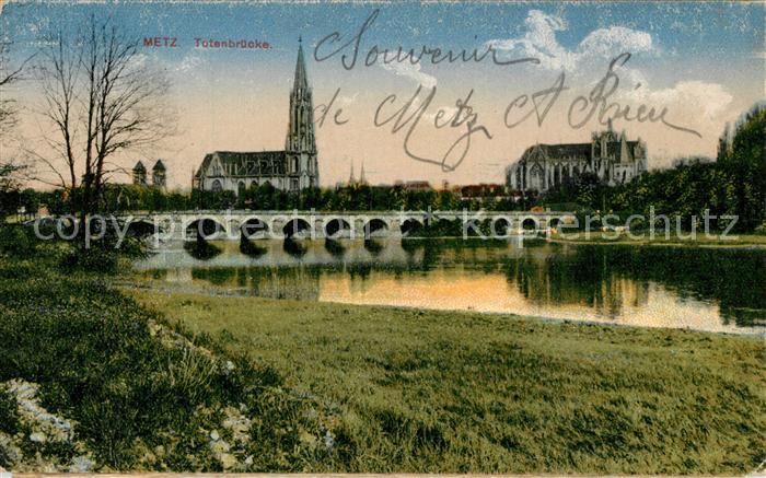 Metz 57 Moselle Totenbruecke Eglise