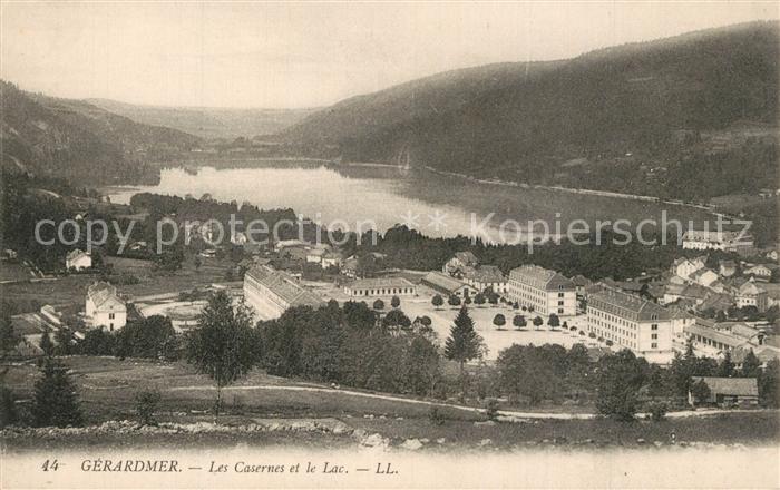 Gerardmer Vosges Les Casernes et le Lac