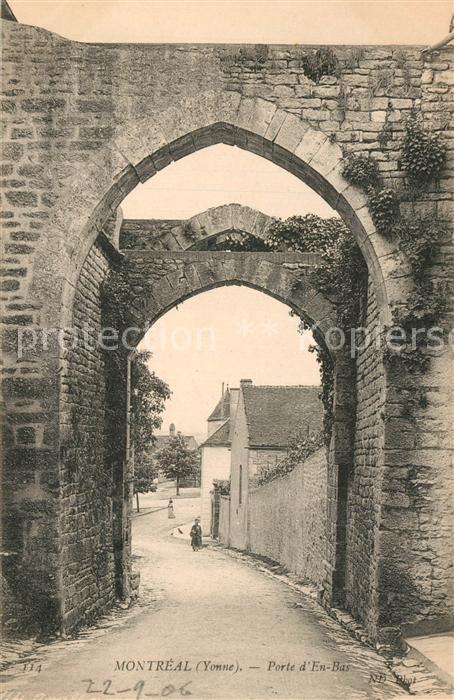 Montreal Yonne Porte d’En Bas