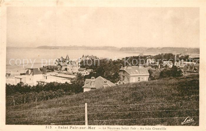 Saint-Pair-sur-Mer Le Nouveau Saint Pair Au loin Granville