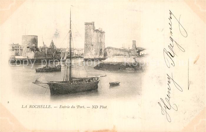 La Rochelle Charente-Maritime Entree du Port