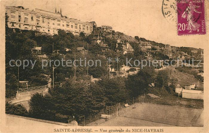 Sainte-Adresse Vue generale du Nice Havrais