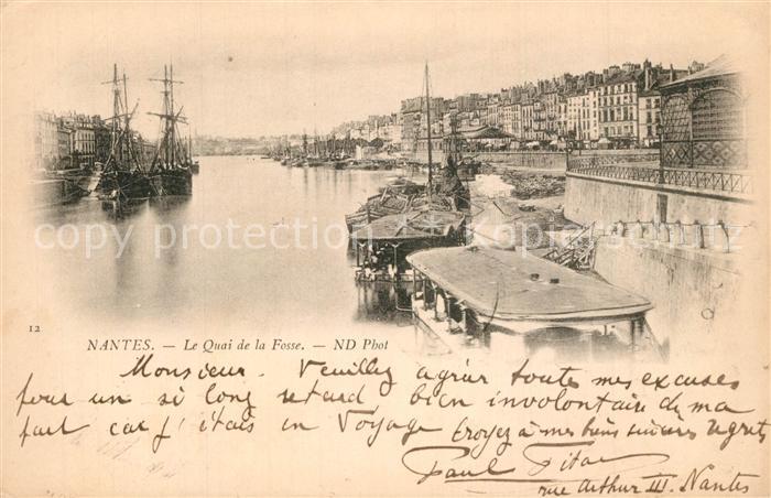 Nantes Loire Atlantique Le Quai de la Fosse