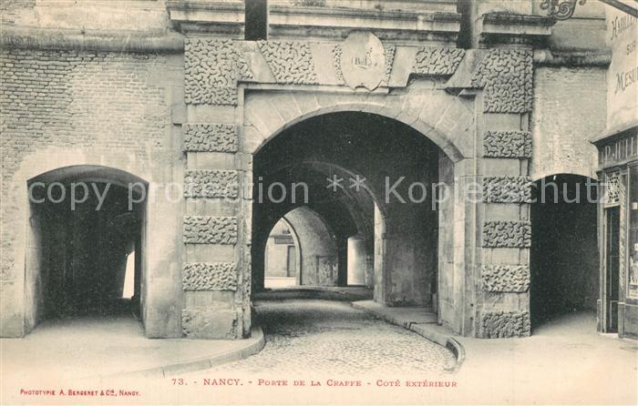 Nancy Lothringen Porte de la Craffe Cote exterieur