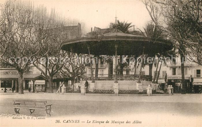 Cannes Alpes-Maritimes Le Kiosque de Musique des Allees