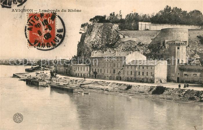 Avignon Vaucluse Les bords du Rhone