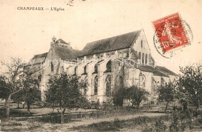 Champeaux Seine-et-Marne Eglise