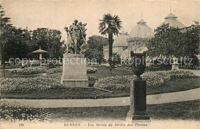 Rennes Ille-et-Vilaine Les Serres du Jardin des Plantes