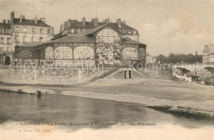Nantes Loire Atlantique La Petite Hollande a l’extremite de l’Ile Feydeau