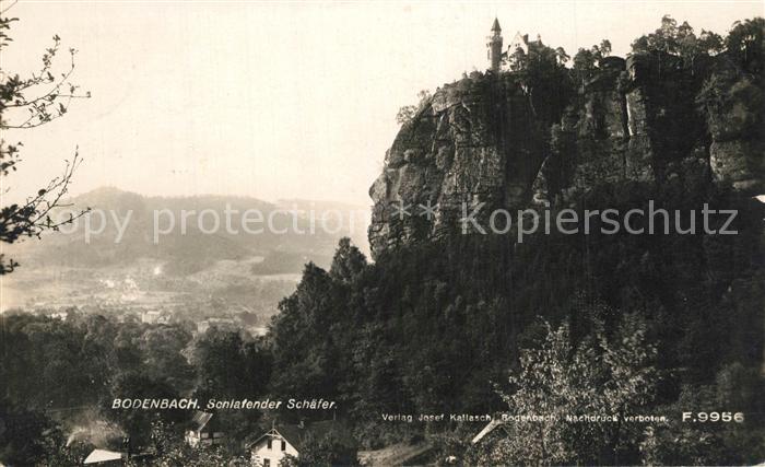 Bodenbach-Tetschen Boehmen Schlafender Schaefer