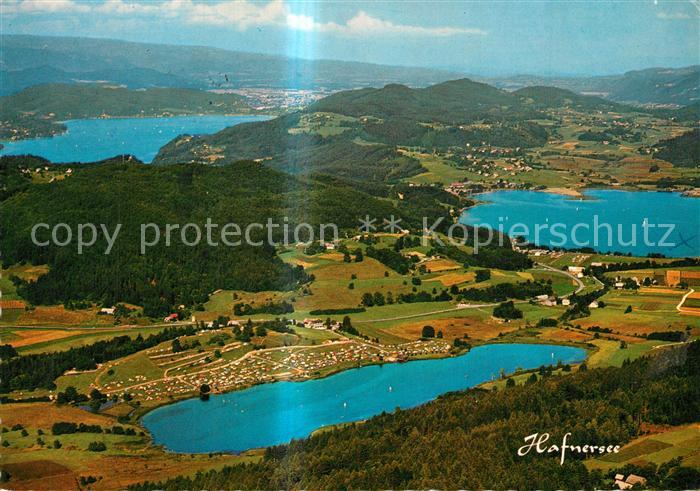 Keutschach See Camping Hafnersee Fliegeraufnahme
