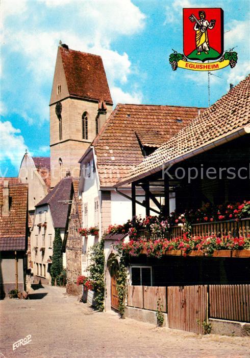 Eguisheim Haut Rhin Eglise clocher