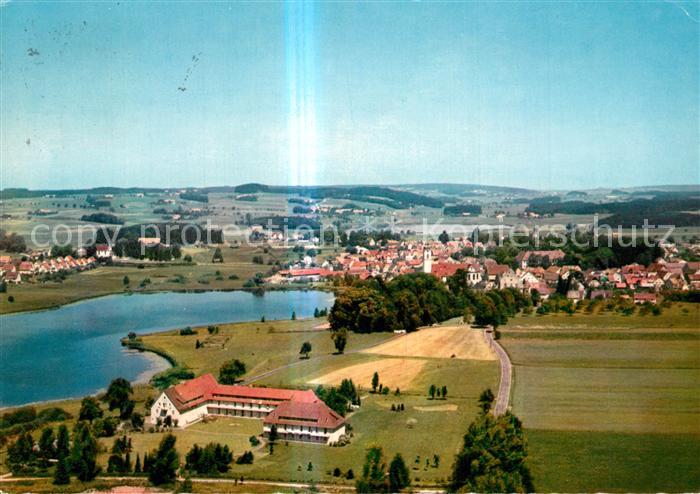 Kisslegg Fliegeraufnahme mit Kneippkuranstalt Haus Loretto