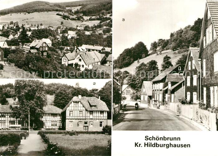 Schoenbrunn Schleusegrund Teilansichten Dorfstrasse