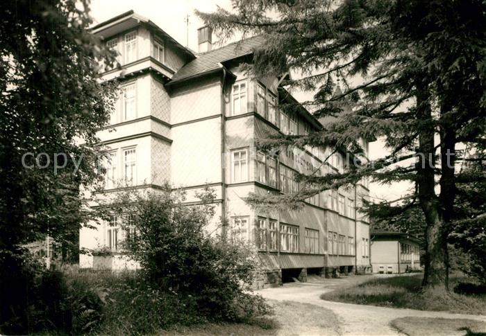 Oberhof Thueringen FDGB Erholungsheim Glueckauf