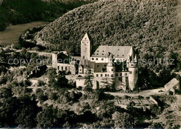 Mayen Schloss Buerresheim Fliegeraufnahme