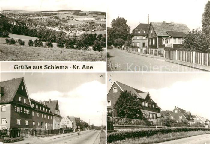 Schlema Bad Panorama Parkstrasse Auer Strasse Siedlung