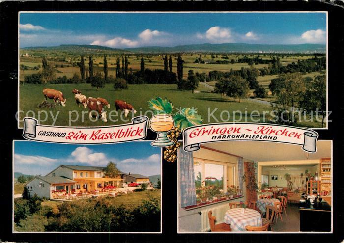 Efringen-Kirchen Panorama Gasthaus Zum Baselblick Gaststube