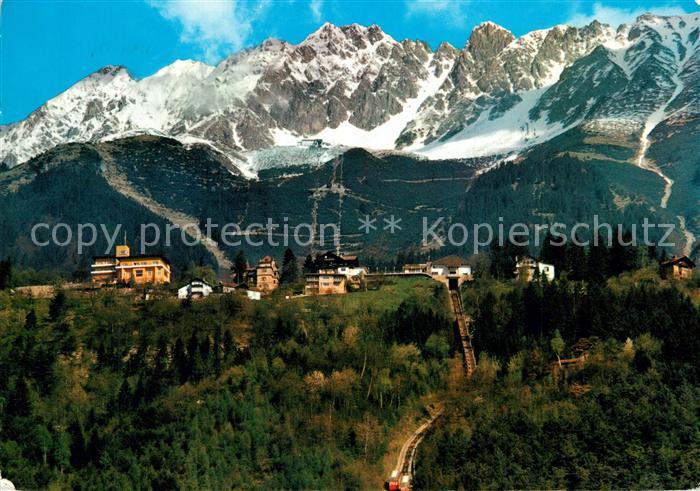 Innsbruck Hungerburg mit Seegrube und Nordkette