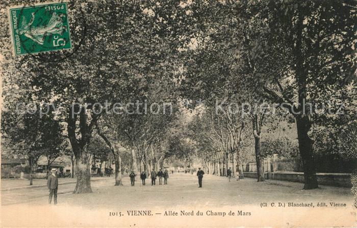 Vienne Isere Allee Nord du Champ de Mars