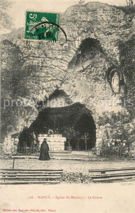 Nancy Lothringen Eglise St Mansuy La Grotte