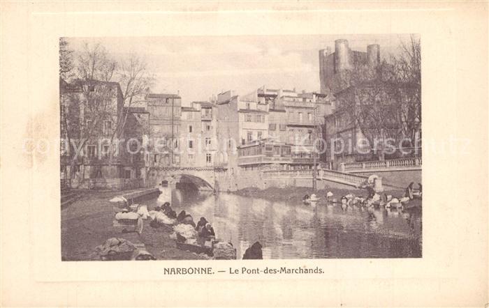Narbonne Aude Le Pont des Marchands