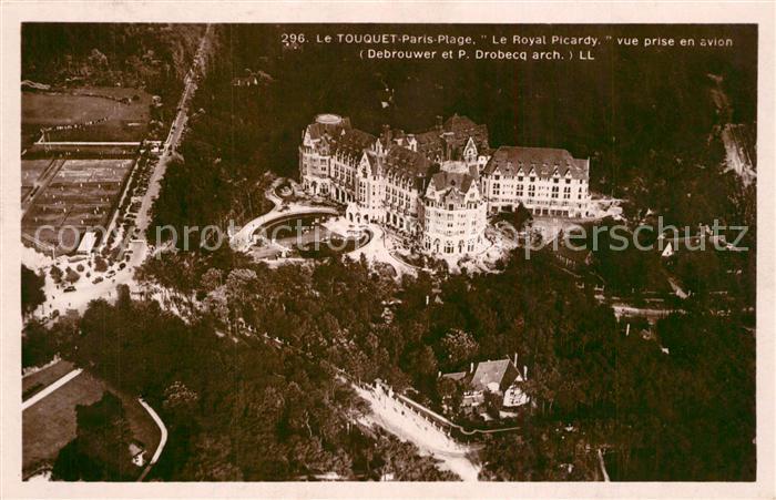 Le Touquet-Paris-Plage Le Royal Picardy vue prise en avion