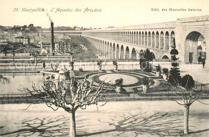 Montpellier Herault Aqueduc des Arceaux