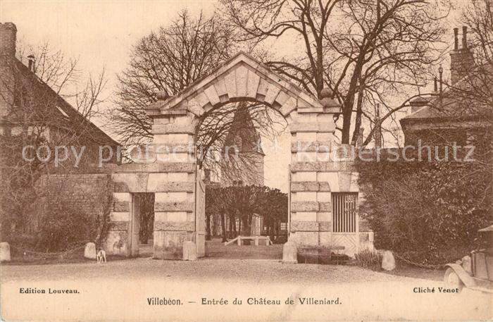 Villebeon Entree du Chateau de Villeniard