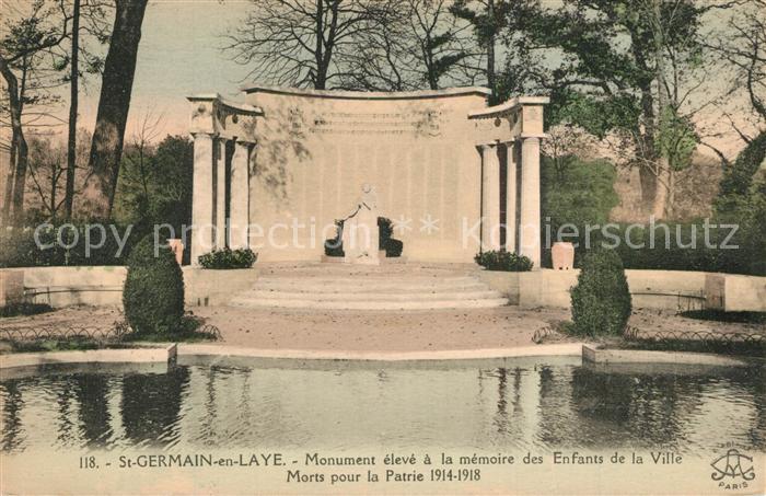 Saint-Germain-en-Laye Monument eleve a la memoire des Enfants de la Ville Morts