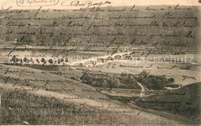Villey-le-Sec Le Pont de la Moselle