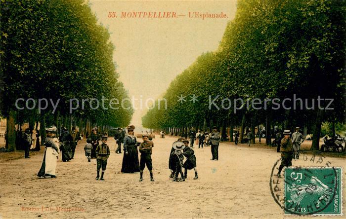 Montpellier Herault Esplanade
