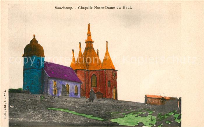 Ronchamp Haute Saone Chapelle Notre Dame du Haut
