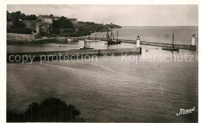 Belle-Ile-en-Mer Vue generale du Port du Palais