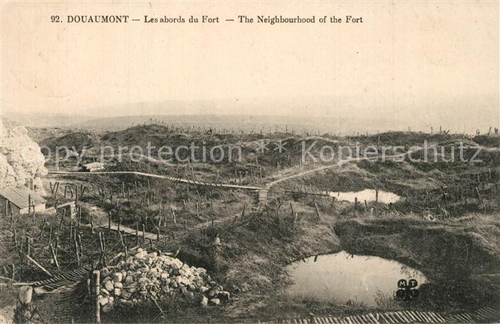 Douaumont Les abords du Fort