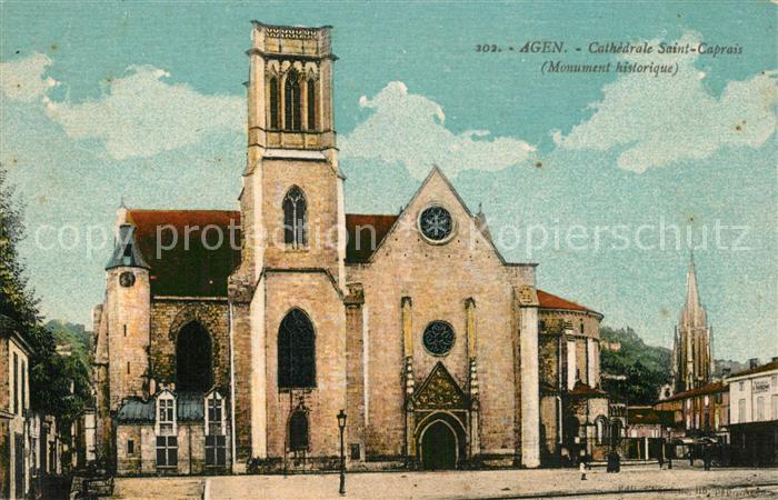 Agen Lot et Garonne Cathedrale Saint Caprais