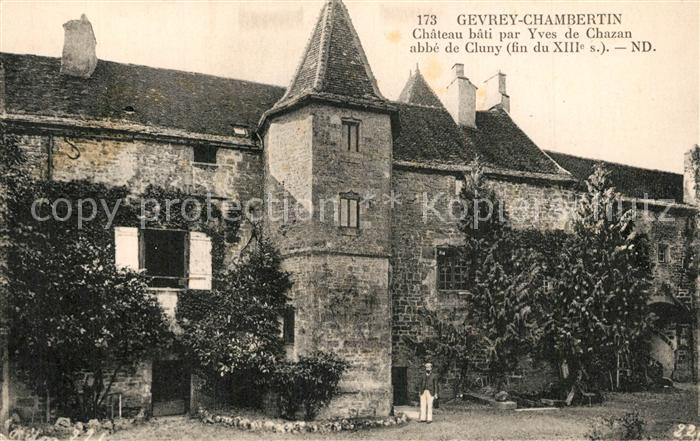 Gevrey-Chambertin Chateau bati par Yves de Chazan abbe de Cluny