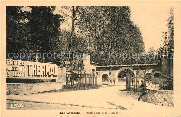 Les Camoins Entree des Etablissements