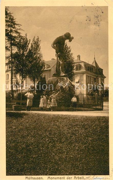 Muehlhausen Elsass Monument der Arbeit
