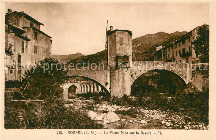 Sospel Le Vieux Pont sur la Bevera