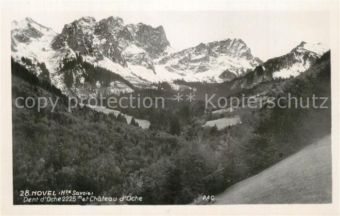 Novel Haute-Savoie Dent d’Oche et Chateau d_Oche