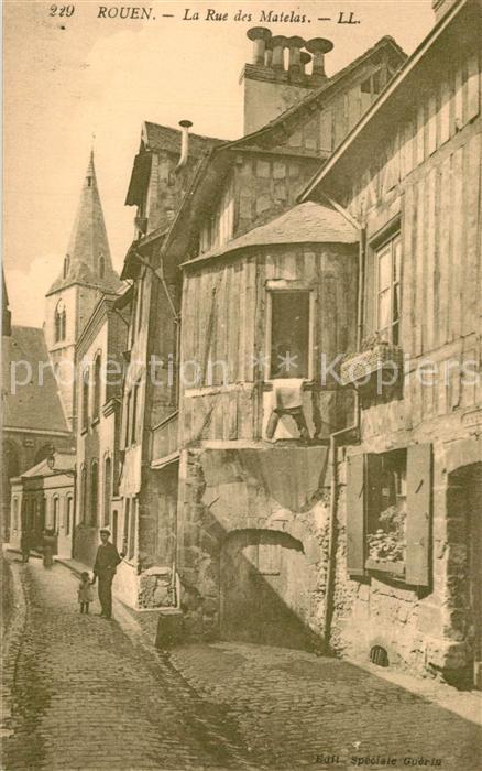 Rouen La Rue des Matelas