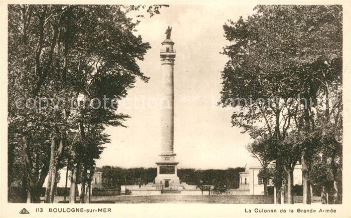 Boulogne-sur-Mer La Colonne de la Grande Armee